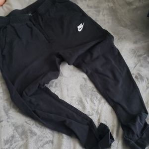 Mens Nike thin black joggers
